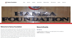 Desktop Screenshot of hamzafoundation.org