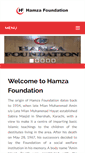 Mobile Screenshot of hamzafoundation.org